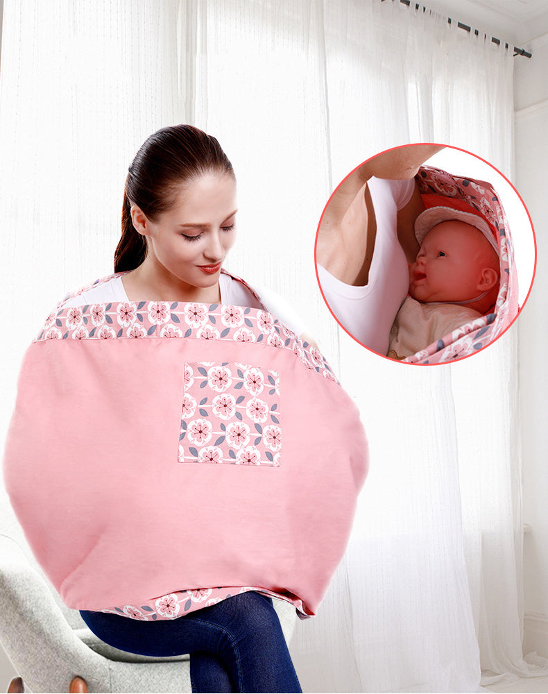 Baby Wrap Carrier Sling Adjustable Baby Comfortable Nursing Cover Soft Breathable Breastfeeding Carrier