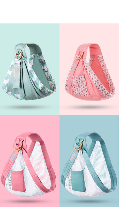 Baby Wrap Carrier Sling Einstellbare Infant Komfortable Pflege Abdeckung Weiche Atmungsaktive Stillen Träger