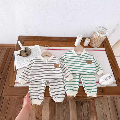 Pull-over décontracté pour bébé - Pantalon haut