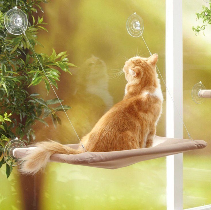 Hanging Cat Beds Window Seat Mount