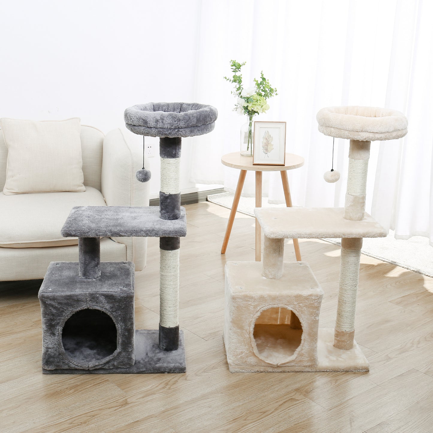 Haustier Katzenspielzeug Condo Katze Kletterturm Mehrschichtig