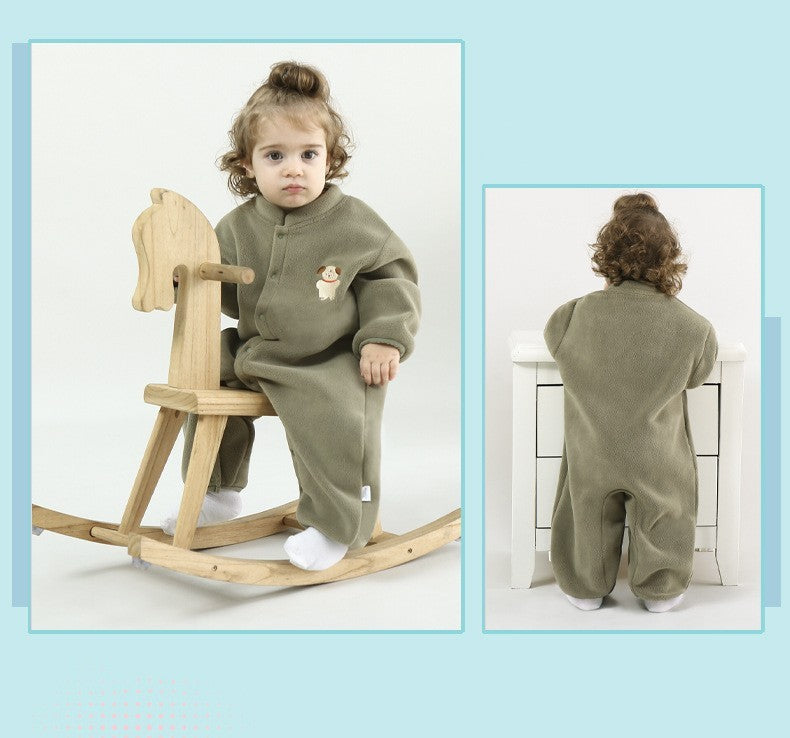 Pyjama épais pour bébé, vêtements d&#39;hiver