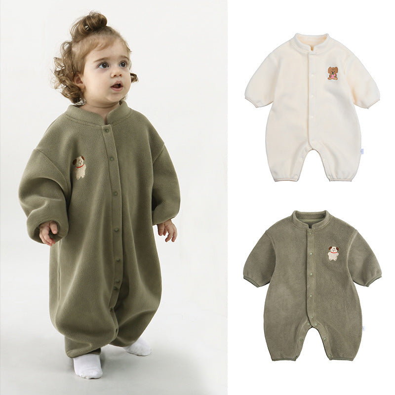 Pyjama épais pour bébé, vêtements d&#39;hiver