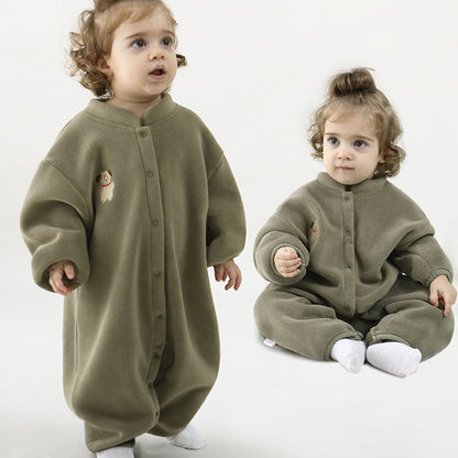 Förtjockade Pyjamas Baby Vinterkläder